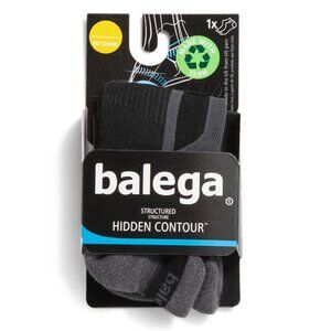 BALEGA Black Hidden Comfort No Show Socks